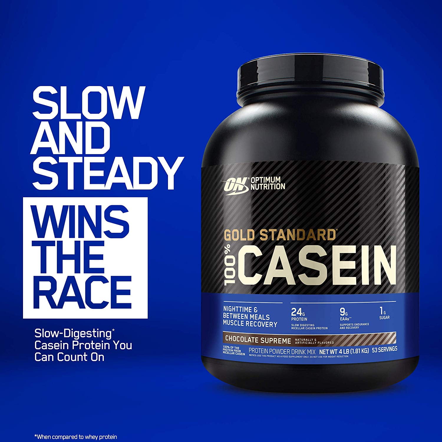 Cookies & Cream Casein Protein Powder - 2lb