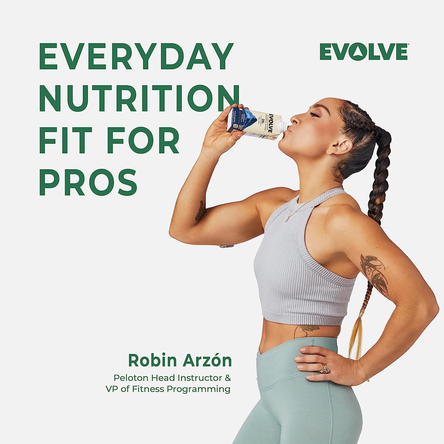 4-Pack Evolve Double Chocolate Plant Protein Shake