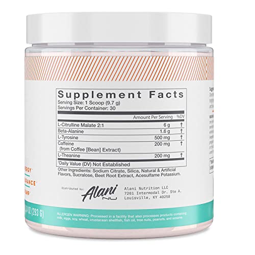 Alani Nu Pre-Workout - Energy, Endurance, Pump