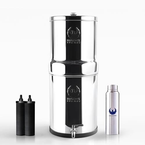 Phoenix 12L Gravity Fed Stainless Steel Water Purifier