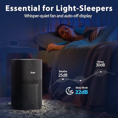 FreAire H13 HEPA Air Purifier for Large Rooms
