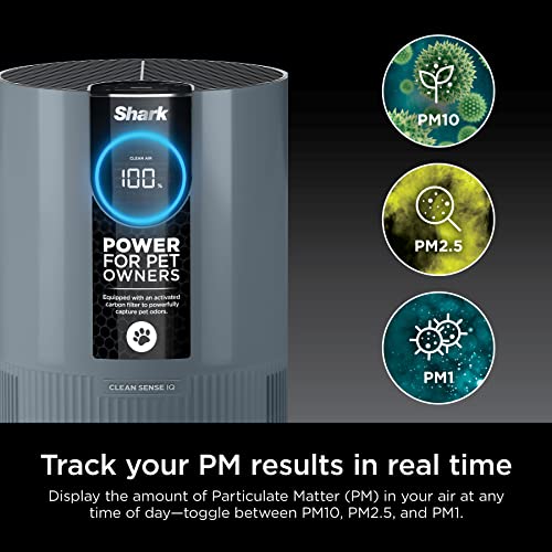 Shark HP102PETBL Air Purifier for Allergies & Pets