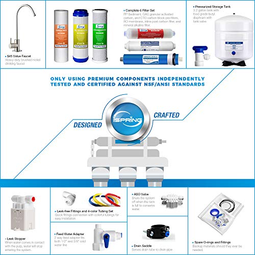 iSpring RCC7AK 6-Stage Alkaline Reverse Osmosis System