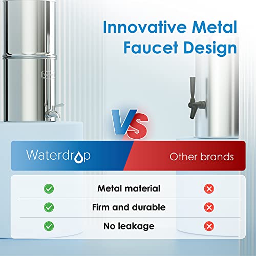Gravity-Fed Water Filter System with Carbon Filters