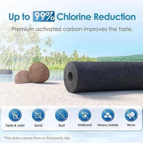 Gravity-Fed Water Filter System with Carbon Filters