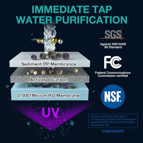 SimPure Y7P-W UV 4-Stage Water Purifier