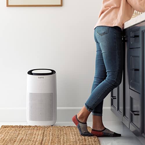 Sans HEPA 13 Ultra-Quiet Air Purifier - White