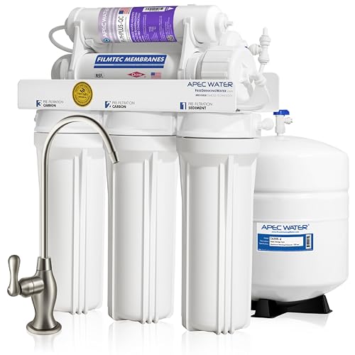 APEC 90 GPD 6-Stage Alkaline RO Water Filter