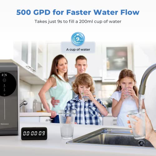 8-Stage Tankless Reverse Osmosis Water Filter System