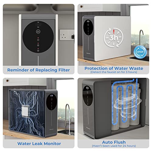 8-Stage Tankless Reverse Osmosis Water Filter System