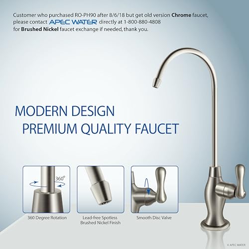 APEC 90 GPD 6-Stage Alkaline RO Water Filter
