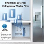 Waterdrop Inline Water Filter System for Refrigerators