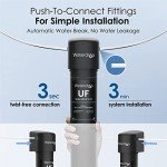 Waterdrop Inline Water Filter System for Refrigerators
