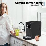 LifePlus Electric Sparkling Water Maker - Black