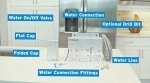 Universal Inline Water Filter for Refrigerators & Ice Makers – Easy 5-Min Install, High-Capacity Filtration for Clean Water & Ice