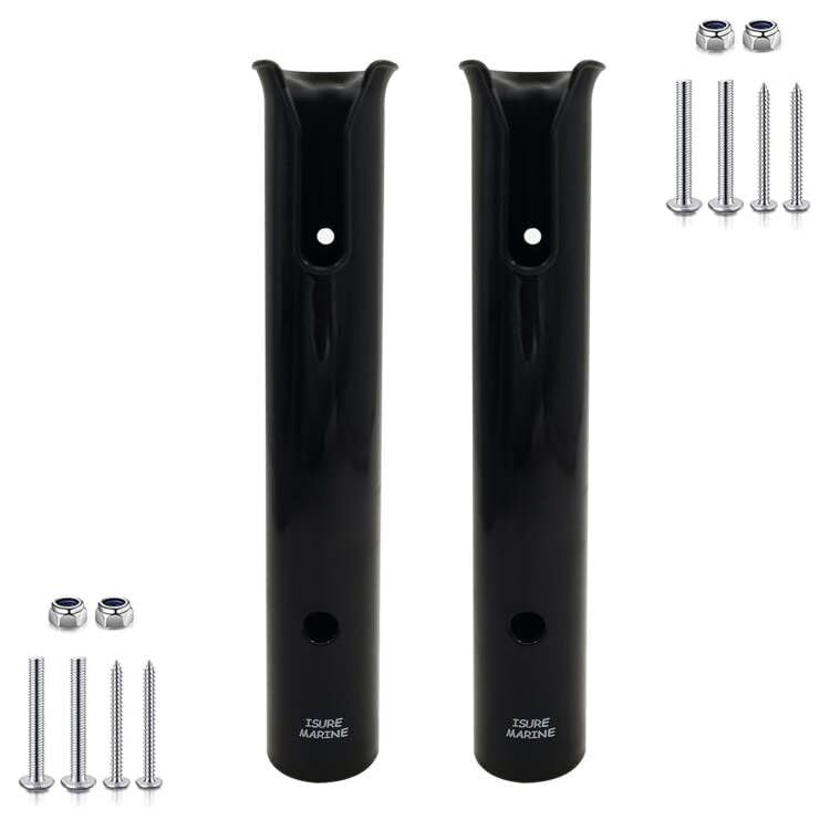 ISURE Marine Black ABS Plastic Fishing Rod Holder
