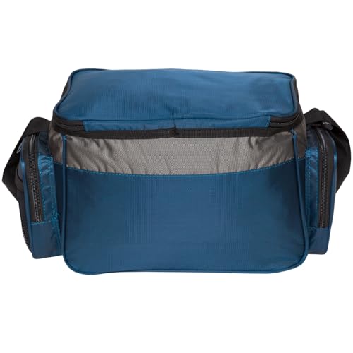 Blue Soft-Sided Tackle Bag for Fishing