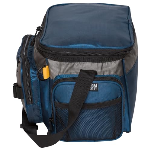 Blue Soft-Sided Tackle Bag for Fishing