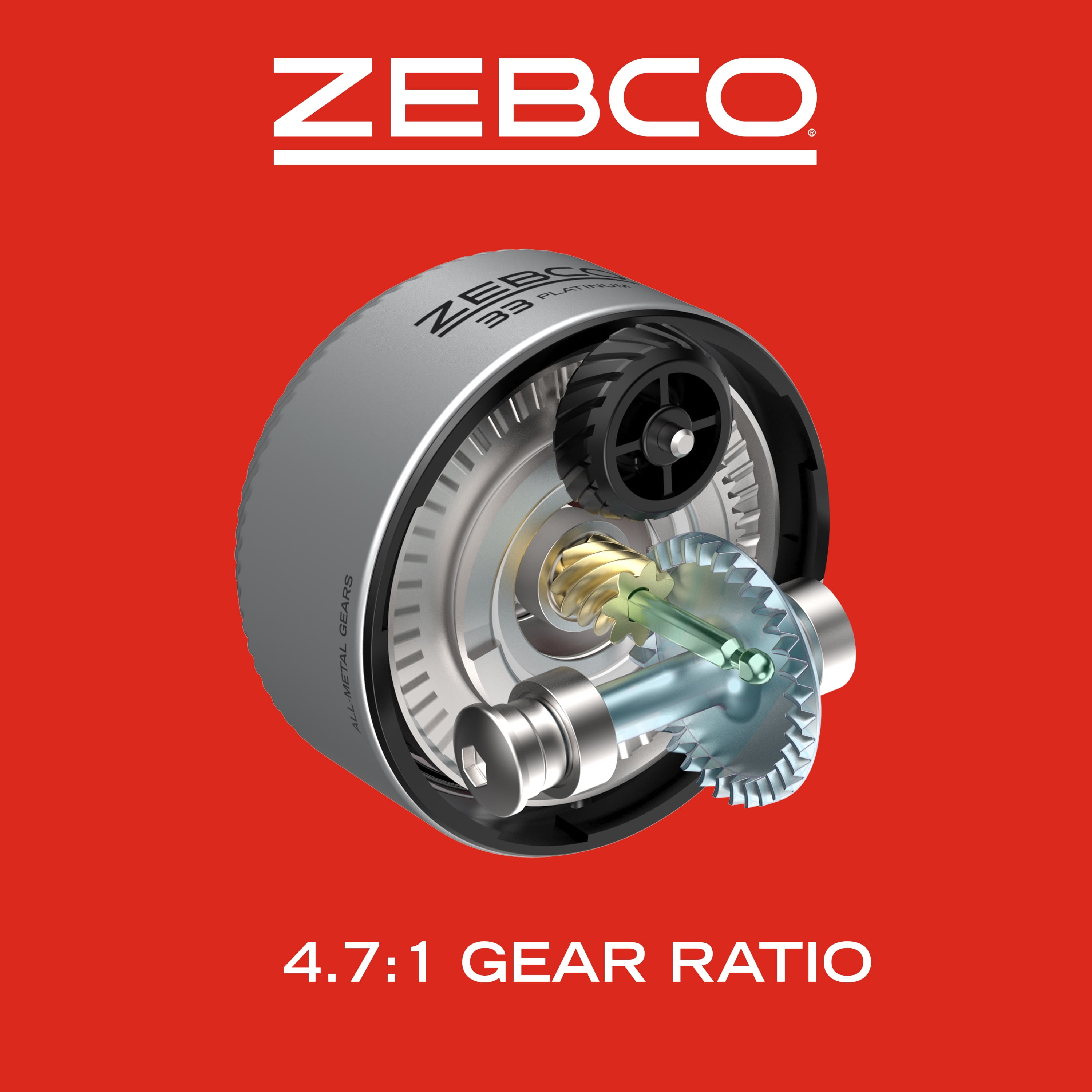 Zebco 33 Platinum Spincast Reel