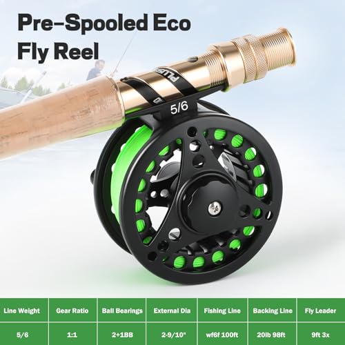 PLUSINNO Fly Rod and Reel Combo: Lightweight Ultra-Portable