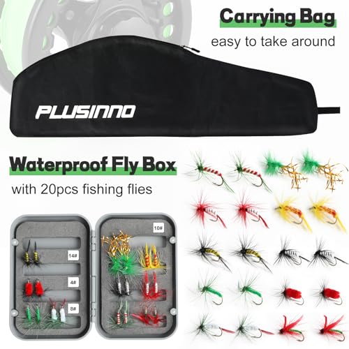 PLUSINNO Fly Rod and Reel Combo: Lightweight Ultra-Portable