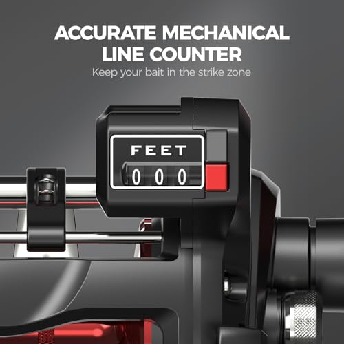 KastKing ReKon Line Counter Trolling Fishing Reel