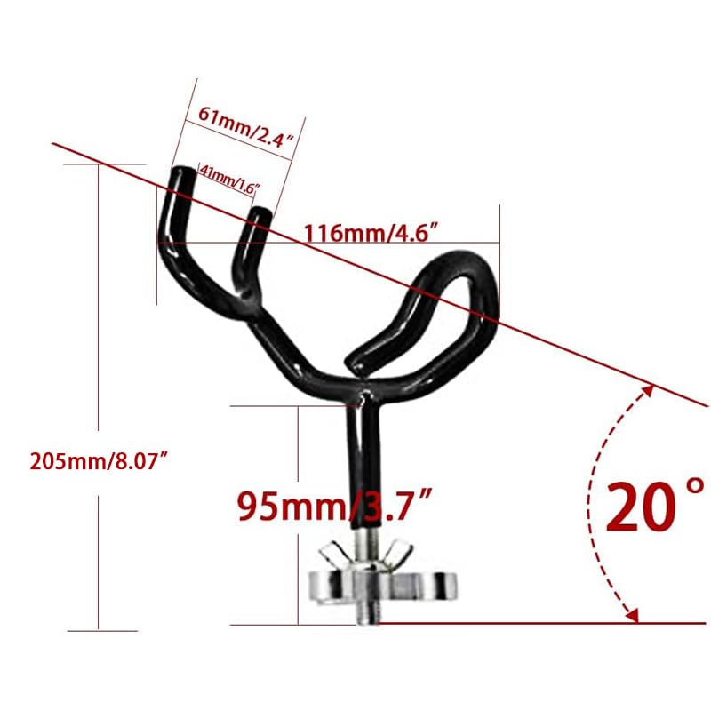 Sure Grip Steel Rod Holder Set for Fishing