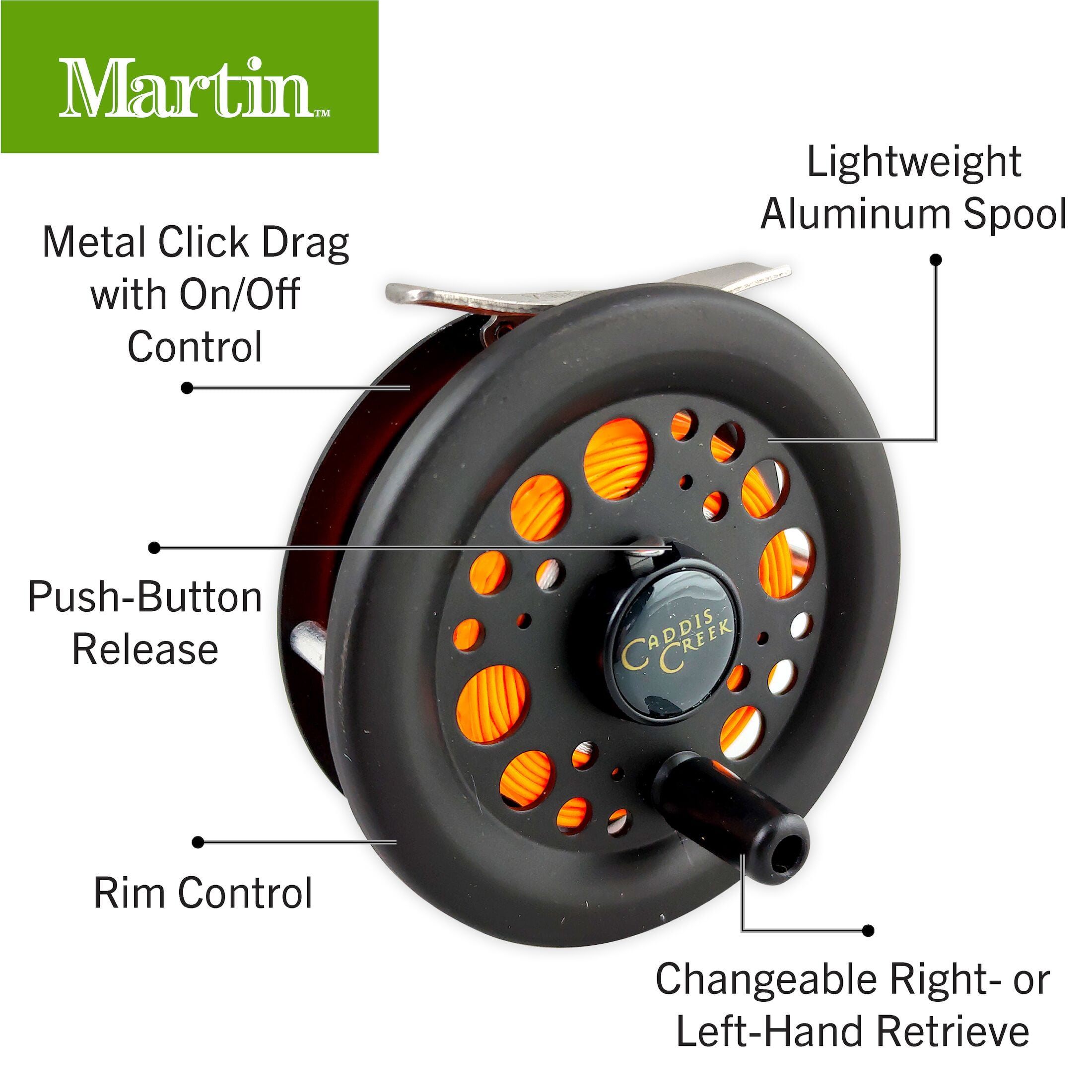 Martin Caddis Creek Fly Fishing Reel