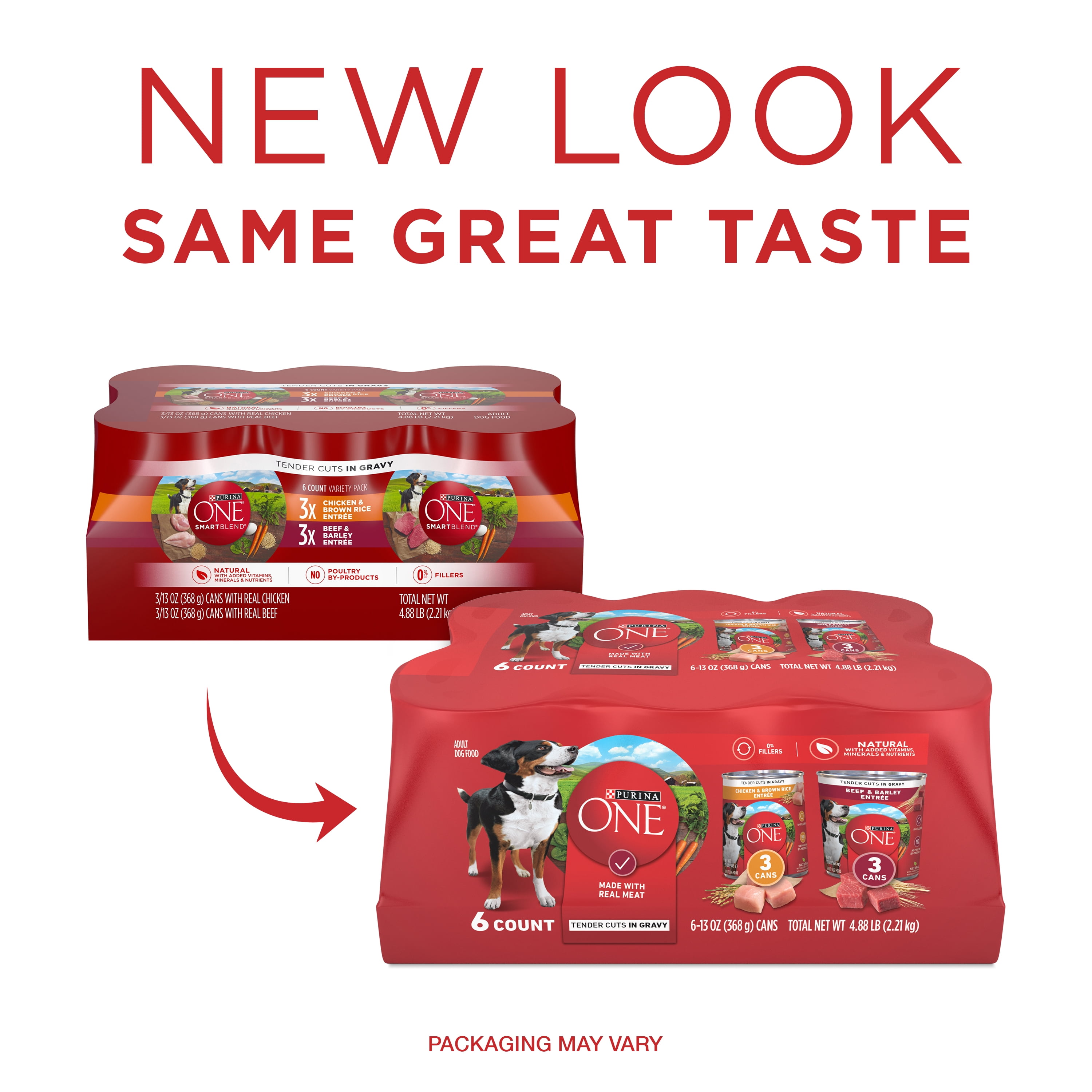 Purina ONE Beef & Chicken Wet Dog Food Variety