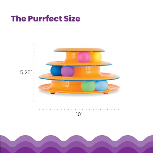 Petstages Tower of Tracks Interactive 3-Tier Cat Toy