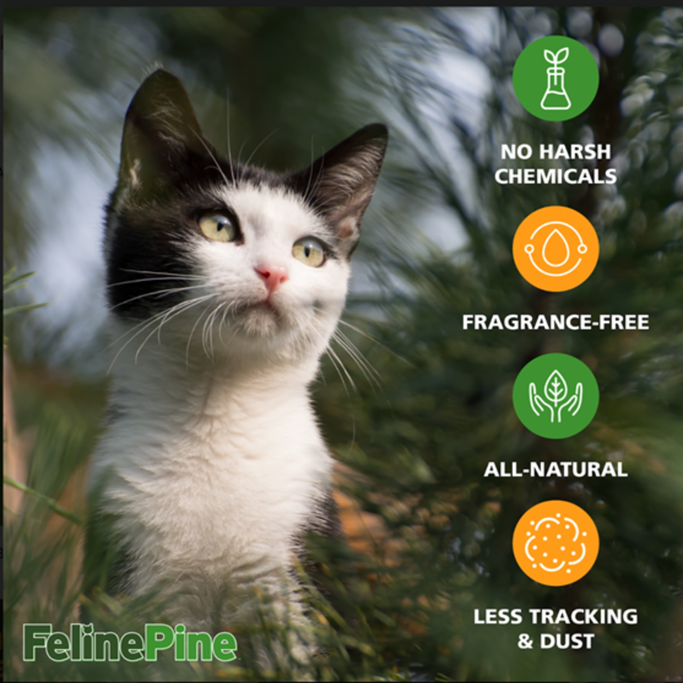 Feline Pine Original 100% Natural Cat Litter, 20lb