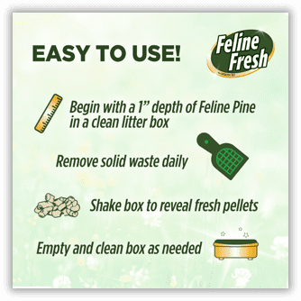 Feline Fresh Natural Pine Cat Litter, 7-lb