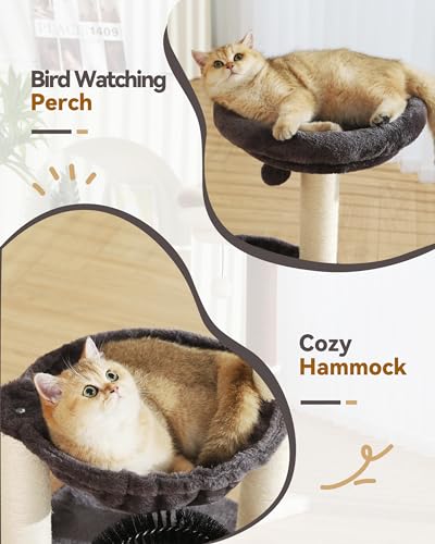 Hoopet Multi-Level Cat Tree with Scratching Posts