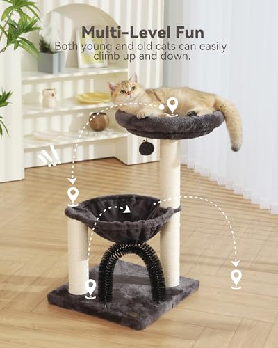 Hoopet Multi-Level Cat Tree with Scratching Posts