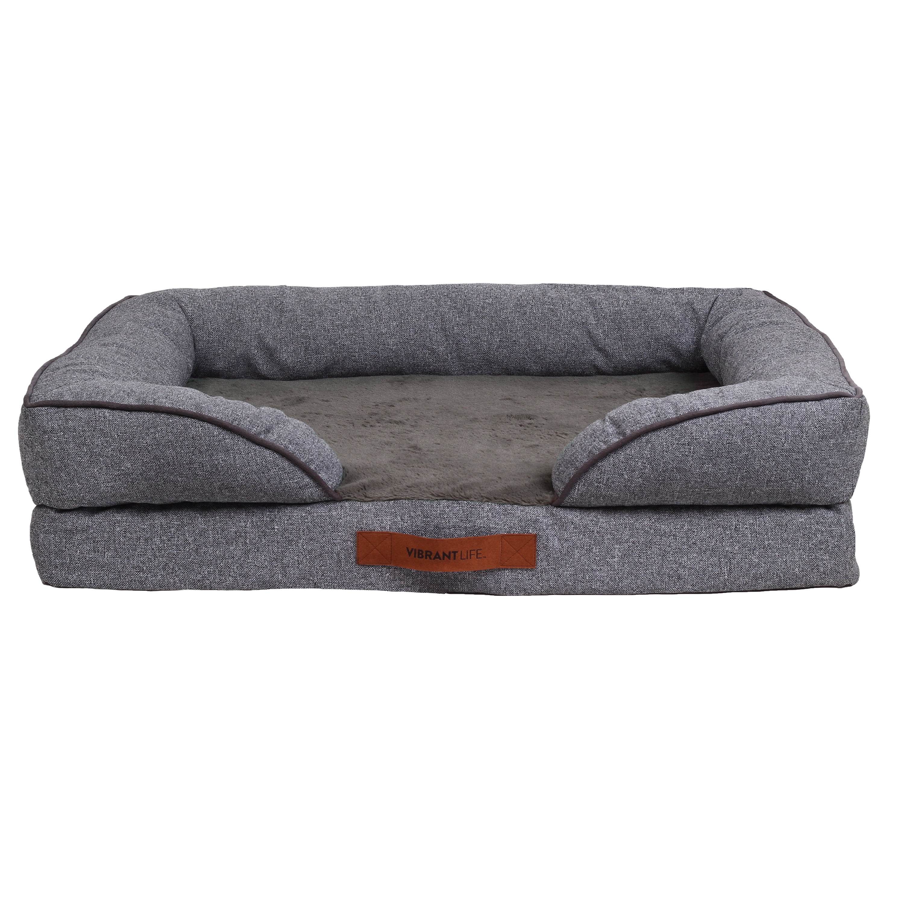 Gray Ortho Sofa-Style Bed for Cats