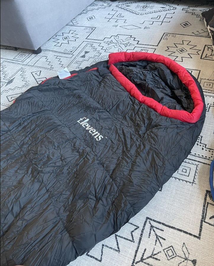 Lightweight White Duck 3 Season Mummy Sleeping Bag