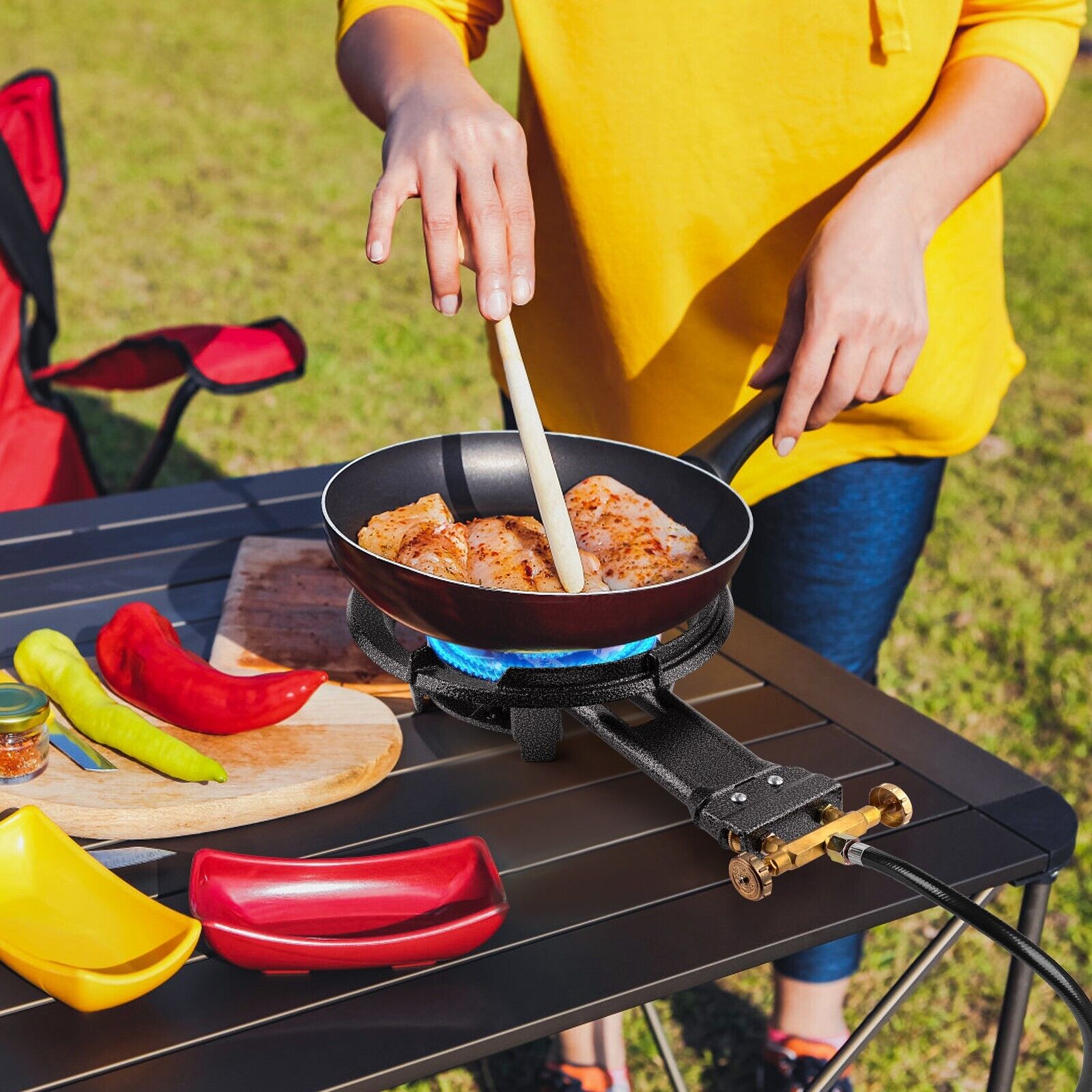 Powerful High Pressure Propane Camping Stove