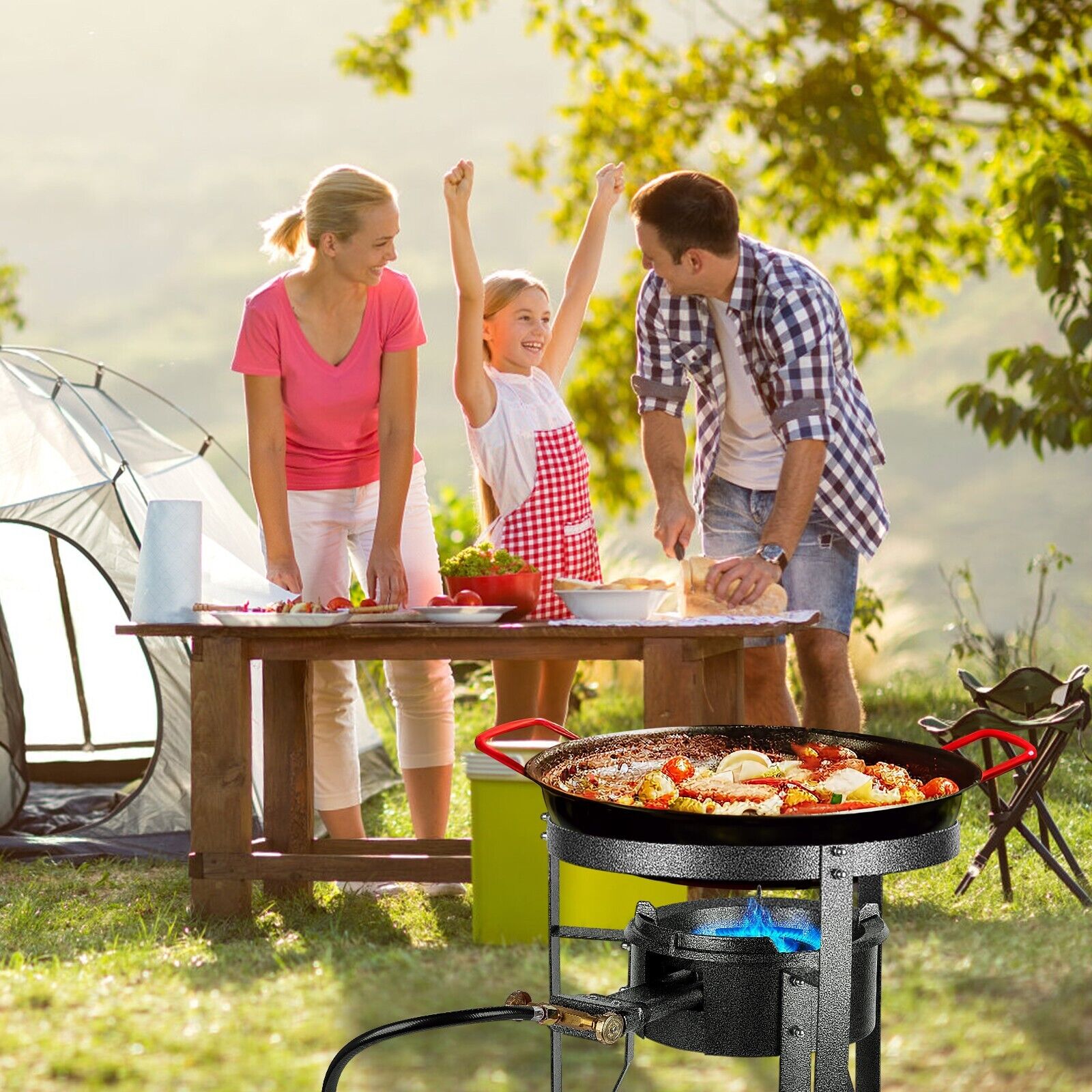 Powerful High Pressure Propane Camping Stove