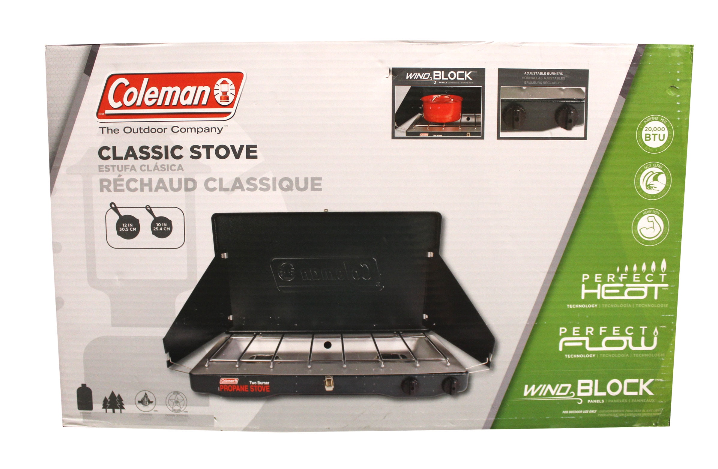 Coleman 10,000 BTU 2-Burner Propane Camping Stove