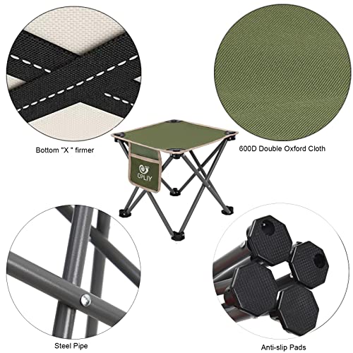 Opliy Folding Camping Stool with Carry Bag