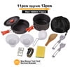 REDCAMP 13 PCS Aluminum Camping Cookware Mess Kit