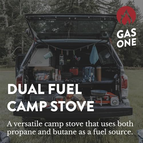 Gas One Dual Fuel Portable Camping Stove with Case