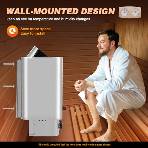 Mxmoonant 6KW 220V Electric Sauna Heater Stove for Home Spa