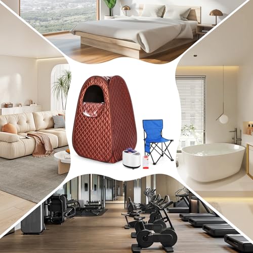 Portable Single Person Sauna Tent with Steam Generator