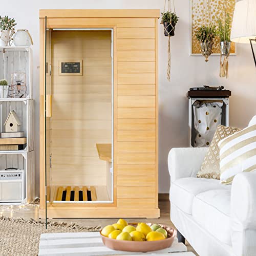 Far Infrared Sauna Room with Control Panel