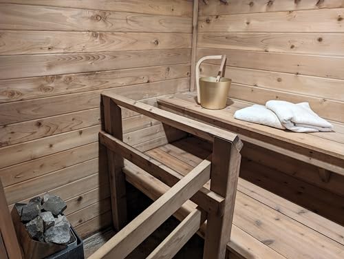 35 LB Box of Loyly Sauna Rocks, Dark Gray