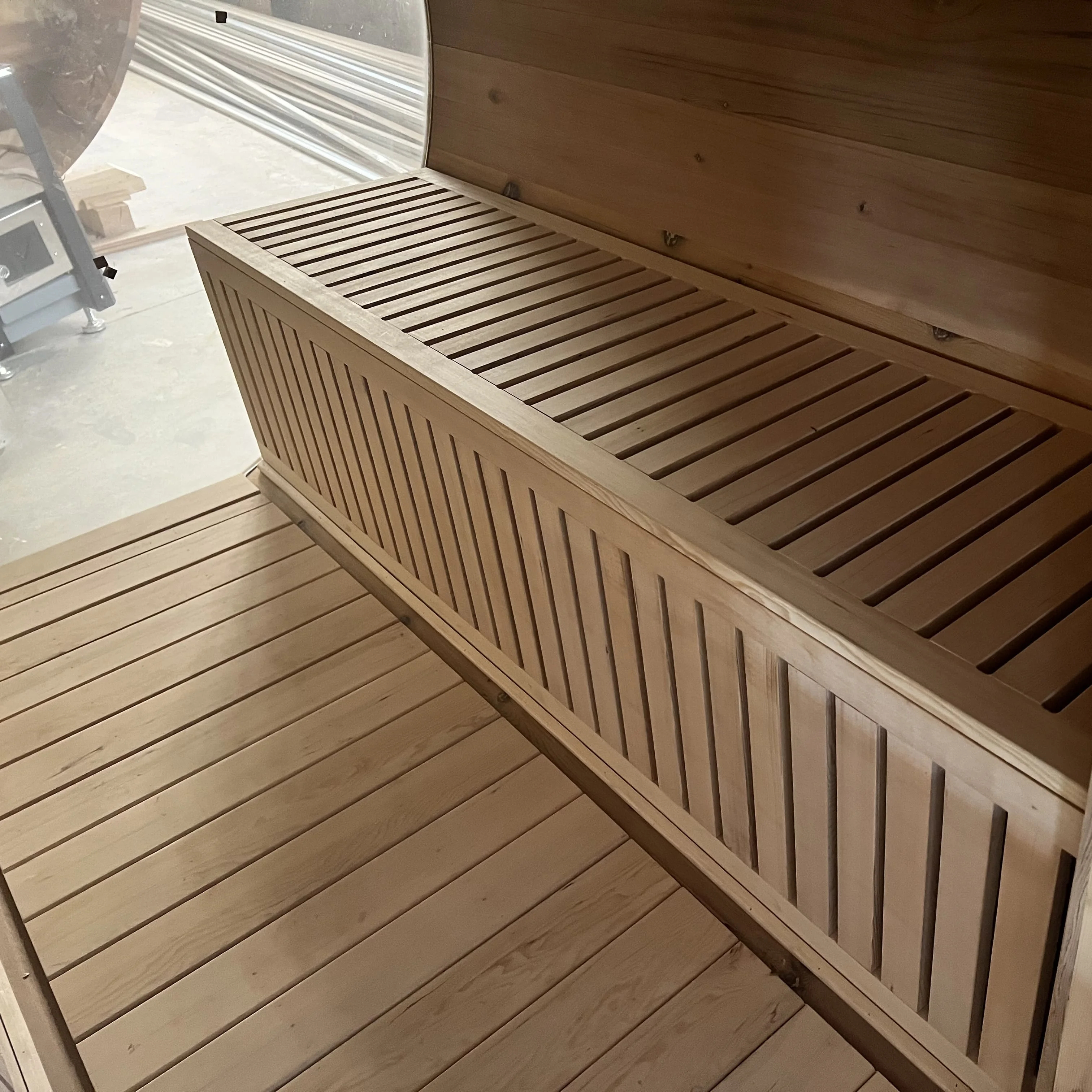 Cedar Outdoor Garden Sauna with Electric Stove Heater