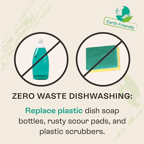 Eco-Friendly Natural Dish Cleaning Set - 5 Pieces