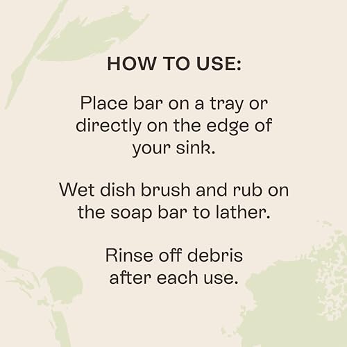 Eco-Friendly Lemon Dish Soap Bar