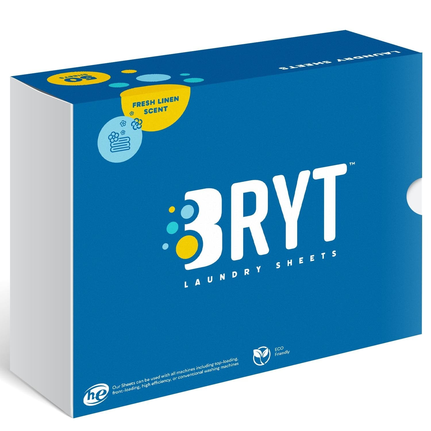 Bryt Fresh Linen Laundry Detergent Sheets (50)